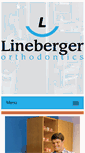 Mobile Screenshot of linebergerorthodontics.com